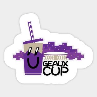 Geaux Cup Sticker